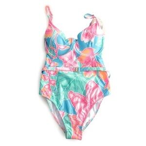 Tropical One Piece Bikini